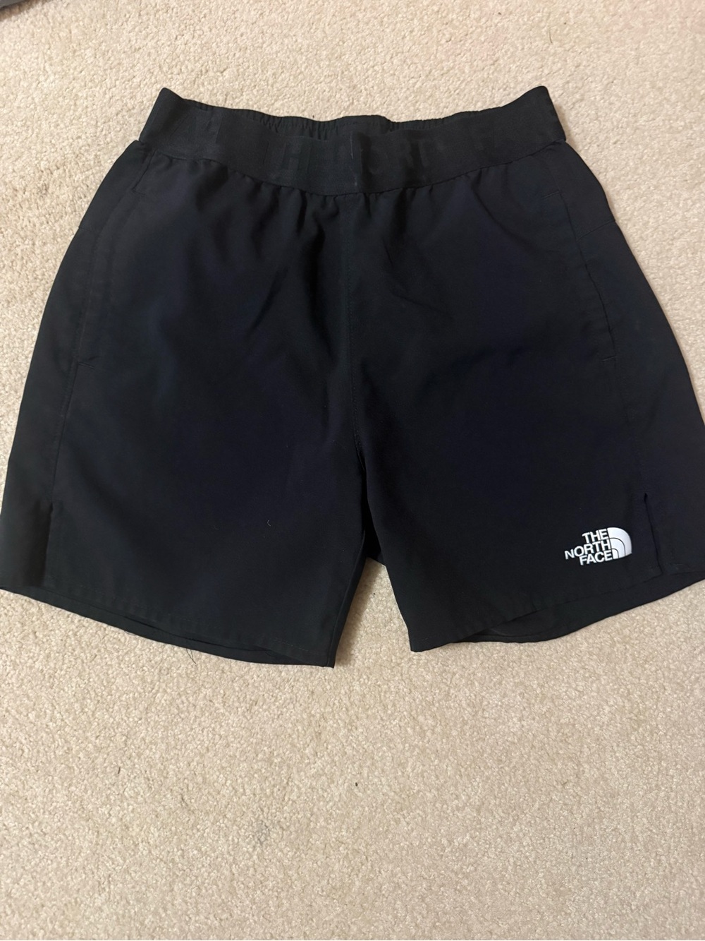 The North Face kids Black Performance Shorts